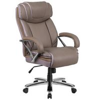 Alamont Home - Hercules Big &amp; Tall 500 lb. Rated LeatherSoft Swivel Office Chair w/Extra Wide Sea...