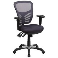 Alamont Home - Nicholas Contemporary Mesh Executive Swivel Office Chair - Dark Gray