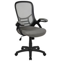 Alamont Home - Porter Contemporary Mesh Executive Swivel Office Chair - Light Gray