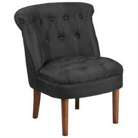 Flash Furniture - HERCULES Kenley Series Fabric Tufted Chair - Black