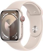 Apple Watch Series&#160;9 (GPS + Cellular) 45mm Starlight Aluminum Case with Starlight Sport Band with...