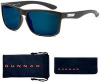 GUNNAR - Intercept  Computer Glasses with Blue Light Reduction , SUN Lenses - Onyx