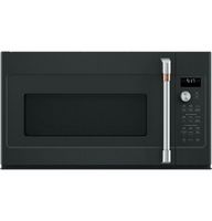 Caf&#233; - 1.7 Cu. Ft. Convection Over-the-Range Microwave with Air Fry - Matte Black
