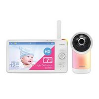 VTech - 1080p Smart WiFi Remote Access 360 Degree Pan &amp; Tilt Video Baby Monitor with 7” Display, ...