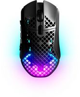 SteelSeries - Aerox 9 Wireless Ultra Lightweight Honeycomb Water Resistant RGB Optical Gaming Mou...