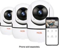 MOBI - Cam HDX Smart HD Pan &amp; Tilt Wi-Fi Baby Monitoring Camera with 2-way Audio and Powerful Nig...
