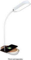OttLite - Inspire LED Desk Lamp with Wireless Charging - White