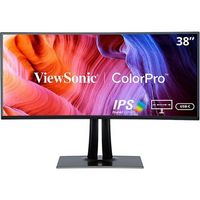ViewSonic - ColorPro VP3881A 38&quot; LED WQHD Curved Monitor with HDR10 (USB C/HDMI/DisplayPort) - Black