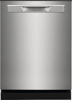 Frigidaire - Gallery 24" Built-In Dishwasher with Dual OrbitClean Wash System, 49dba - Stainless ...