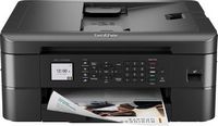 Brother - MFC-J1010DW Wireless Color All-in-One Inkjet Printer - White/Gray