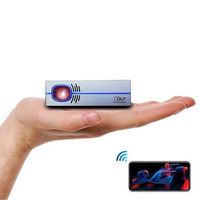 AAXA P8 Smart Mini DLP Projector, Android 10.0, WiFi, Bluetooth, Wireless Mirroring, Streaming Ap...