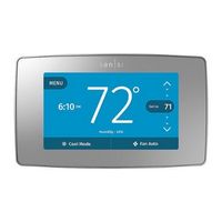 Emerson - Sensi Touch Smart Programmable Wi-Fi Thermostat- Works with Alexa, C-Wire Required - Si...