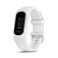 Garmin - v&#237;vosmart 5 Smart Fitness Tracker + Heart Rate Small/Medium - White - (2022)
