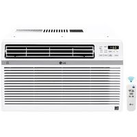 LG - 1,000 Sq. Ft. 18,000 BTU Smart Window Air Conditioner - White