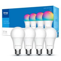Array by Hampton - A19 Wi-Fi Smart LED Light Bulb (4-pack) - Full Color