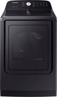 Samsung - 7.4 Cu. Ft. Gas Dryer with Sensor Dry - Brushed Black