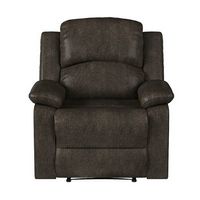Relax A Lounger - Dorian Recliner in Faux Leather - Dark Brown