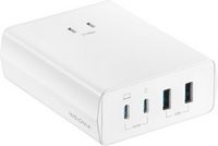 Insignia™ - 100W 4-Port USB and USB-C Desktop Charger Kit for MacBook Pro, Smartphone, Tablet and...