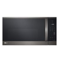 LG - 1.8 Cu. Ft. Over-the-Range Microwave with Sensor Cooking and EasyClean - Black Stainless Steel