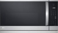LG - 2.1 Cu. Ft. Over-the-Range Smart Microwave with Sensor Cooking and ExtendaVent 2.0 - Stainle...