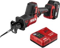 Skil - PWR CORE 20 Brushless 20V Compact Reciprocating Saw with Battery and Auto PWR JUMP Charger...