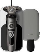 Philips Norelco - 9000 Prestige Shaver with Qi Charging Pad and Premium Case - Black