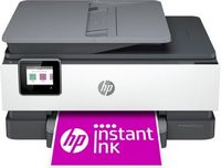 HP - OfficeJet Pro 8034e Wireless All-In-One Inkjet Printer with 12 months of Instant Ink Include...
