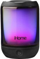 iHome - Rechargeable Waterproof Bluetooth Mini Speaker - Black