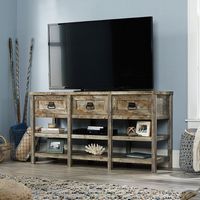Sauder - Granite Trace Entertainment Credenza - Rustic Cedar
