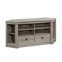 Sauder - Palladia Corner Entertainment Credenza - Split Oak
