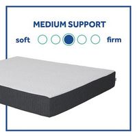 Sealy - Essentials 10 Inch Memory Foam Mattress in a Box, Medium, Full - White