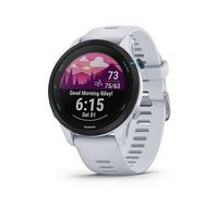 Garmin - Forerunner 255 Music GPS Smartwatch 46 mm Fiber-reinforced polymer - Whitestone