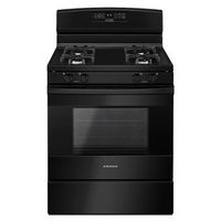 Amana - 5.1 Cu. Ft. Freestanding Gas Range with Bake Assist Temps - Black