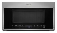 Whirlpool - 1.9 Cu. Ft. Convection Over-the-Range Microwave with Air Fry Mode - Stainless Steel