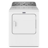 Maytag - 7.0 Cu. Ft. Electric Dryer with Steam Enhanced Cycles - White