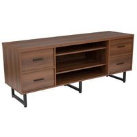 Flash Furniture - Lincoln Collection TV Stand - Rustic