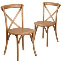 Alamont Home - Hercules Cross Back Chair - Oak