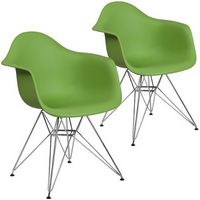 Flash Furniture - Alonza Accent Chair - Unupholstered - Green