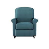 ProLounger - Lehnor Linen Push Back Recliner Chair - Blue