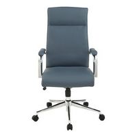 Office Star Products - High Back Antimicrobial Fabric Chair - Dillon Blue