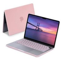 Techprotectus - MacBook case for 2022-2024 MacBook Air 13.6" with Apple M2/M3 Chip-Rose Quartz - ...