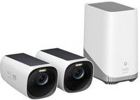 eufy Security - eufyCam 3 2-Camera Wireless 4K Surveillance System - White/Black