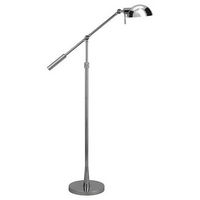 Camden&amp;Wells - Dexter Height Adjustable Floor Lamp - Polished Nickel