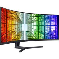 Samsung - S95UA Series 49%27%27 IPS Curved FHD QLED Panel Monitor with HDR (DisplayPort, HDMI, USB-C)...