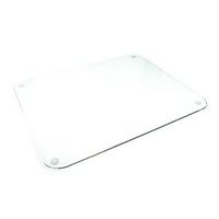 Floortex - Desktex Glass Desk Pad - 19&quot; x 24&quot; - Clear