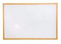 Floortex - Viztex Lacquered Steel Magnetic Dry Erase Boards with an Oak Effect Frame - 24&quot; x 36&quot; ...