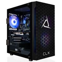 CLX - SET Gaming Desktop - Intel Core i5 11400F - 16GB Memory - Radeon RX 6600 XT - 500GB M.2 NVM...