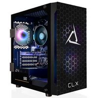 CLX - SET Gaming Desktop - AMD Ryzen 5 5600G - 8GB Memory - Radeon Graphics Shared - 500GB M.2 NV...