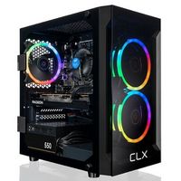 CLX - SET Gaming Desktop - Intel Core i5 11400F - 16GB Memory - Radeon RX 6500 XT - 1TB M.2 NVMe ...