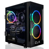 CLX - SET Gaming Desktop - AMD Ryzen 7 5700X - 16GB Memory - NVIDIA GeForce RTX 3050 - 500GB M.2 ...